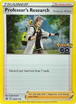 Professor's Research SWSH178 - Holofoil SWSH Sword & Shield Promo Cards - Promo