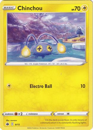 Chinchou 008/15 McDonalds Promos 2022 - Promo
