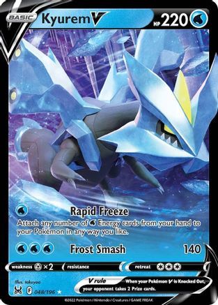 Kyurem V 048 - Holofoil SWSH11 Lost Origin - Ultra Rare