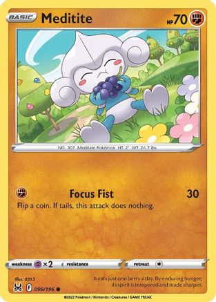 Meditite 099 SWSH11 Lost Origin - Common
