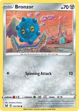 Bronzor 125 SWSH11 Lost Origin - Common