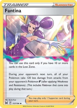 Fantina 157 - Reverse Holofoil SWSH11 Lost Origin - Uncommon
