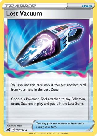 Lost Vacuum 162 - Reverse Holofoil SWSH11 Lost Origin - Uncommon
