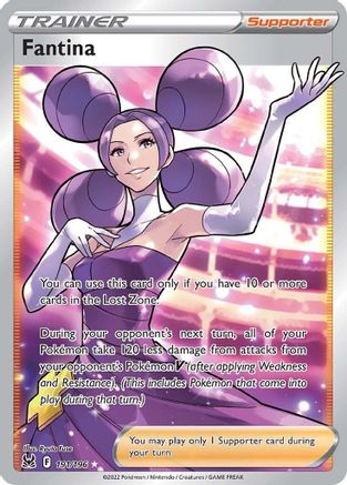 Fantina (Full Art) 191 - Holofoil SWSH11 Lost Origin - Ultra Rare