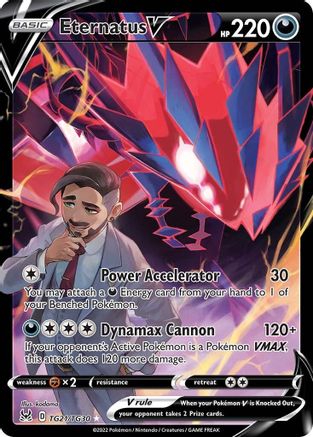 Eternatus V TG21 - Holofoil SWSH11 Lost Origin Trainer Gallery - Ultra Rare