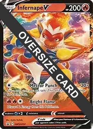 Infernape V - SWSH252 SWS252 - Holofoil Jumbo Cards - Promo