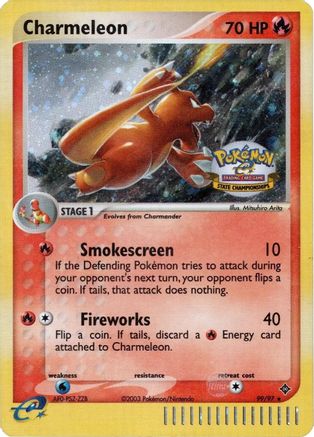 Charmeleon - 99/97 (State Championship)/97 - Holofoil League & Championship Cards - Promo