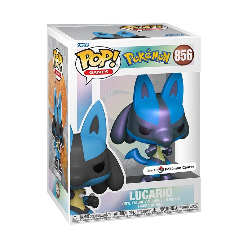 Funko Pop! Games: Pokemon - Lucario (Pearlescent) #856 [Pokemon