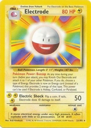 Electrode 021 Base Set - Rare