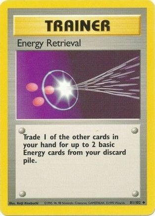 Energy Retrieval 081 Base Set - Uncommon