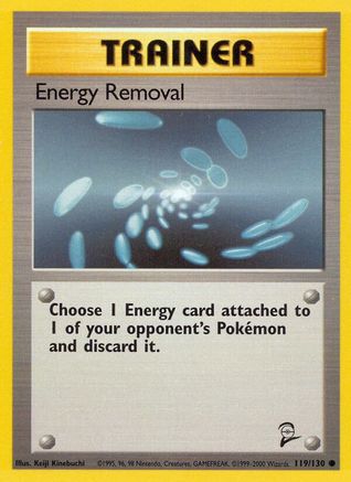 Energy Removal 119 Base Set 2 - Common