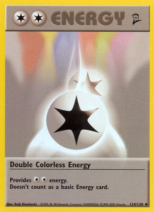 Double Colorless Energy 124 Base Set 2 - Uncommon