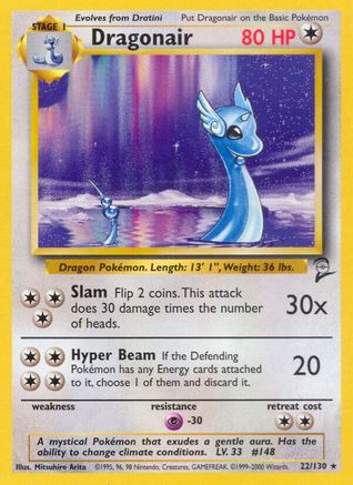 Dragonair 022 Base Set 2 - Rare