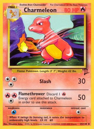 Charmeleon 035 Base Set 2 - Uncommon