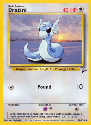 Dratini 038 Base Set 2 - Uncommon
