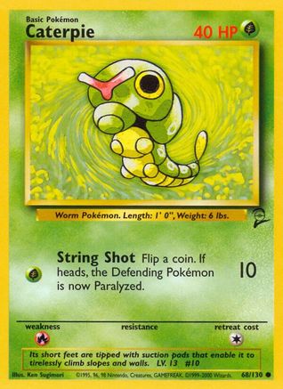 Caterpie 068 Base Set 2 - Common