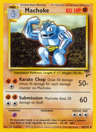 Machoke 049 Base Set 2 - Uncommon