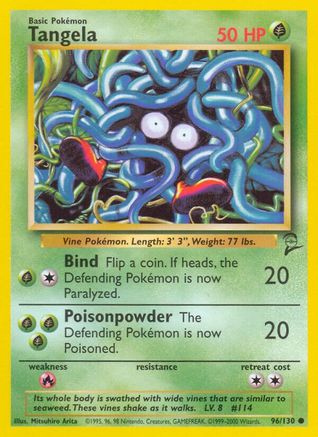 Tangela 096 Base Set 2 - Common