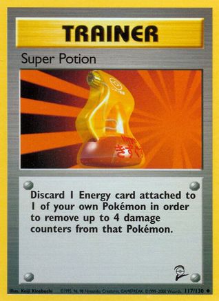 Super Potion 117 Base Set 2 - Uncommon