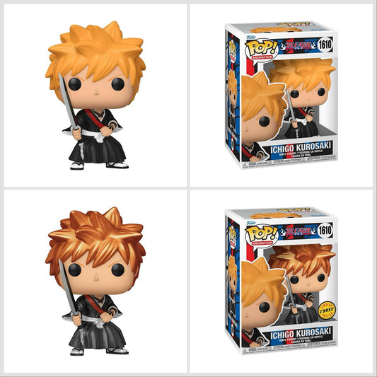 Funko Pop! Anime: Bleach - Ichigo Kurosaki / Orihime Inque / Yoruichi Shihoin / Kisuke Urahara & Yoruichi / Yasutora Sado (Chad)