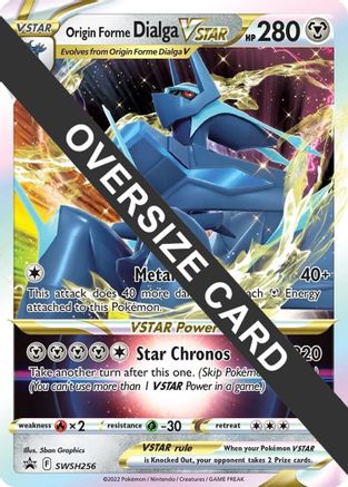 Origin Forme Dialga VSTAR - SWSH256 - Holofoil Jumbo Cards - Promo