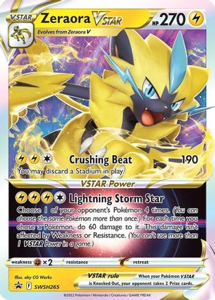 Zeraora VSTAR SWSH265 - Holofoil SWSH Sword & Shield Promo Cards - Promo