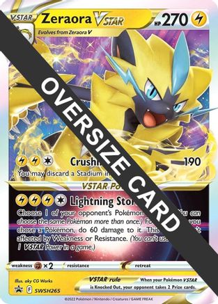 Zeraora VSTAR - SWSH265 - Holofoil Jumbo Cards - Promo