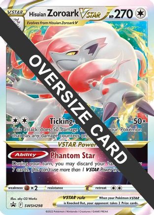 Hisuian Zoroark VSTAR - SWSH298 - Holofoil Jumbo Cards - Promo