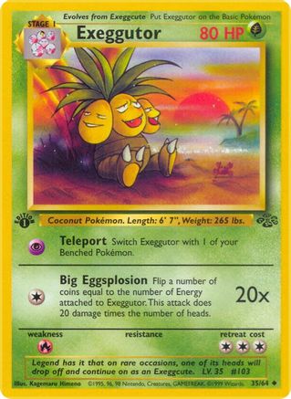 Exeggutor 035 - Unlimited Jungle - Uncommon