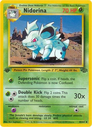 Nidorina 040 - Unlimited Jungle - Uncommon