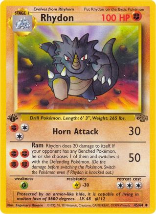 Rhydon 045 - Unlimited Jungle - Uncommon