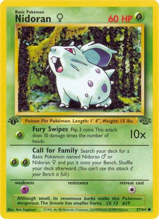 Nidoran F 057 - Unlimited Jungle - Common