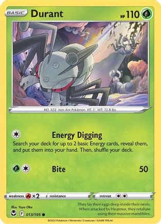 Durant 013 SWSH12 Silver Tempest - Common