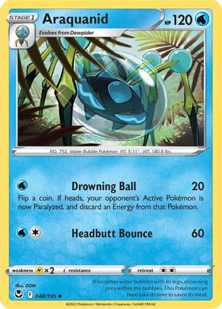Araquanid 048 SWSH12 Silver Tempest - Uncommon