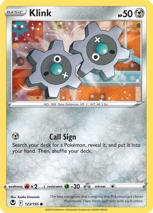 Klink 123 SWSH12 Silver Tempest - Common