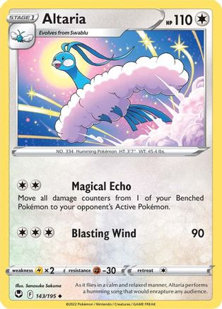 Altaria 143 SWSH12 Silver Tempest - Uncommon