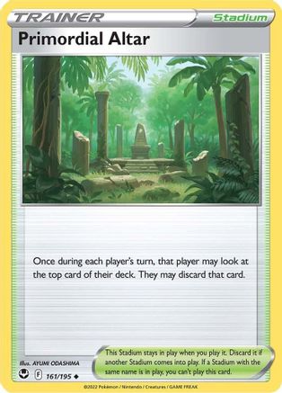 Primordial Altar 161 - Reverse Holofoil SWSH12 Silver Tempest - Uncommon
