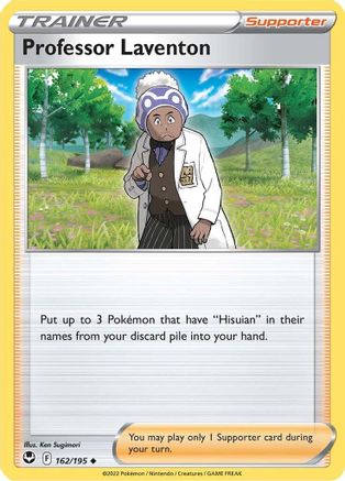 Professor Laventon 162 - Reverse Holofoil SWSH12 Silver Tempest - Uncommon