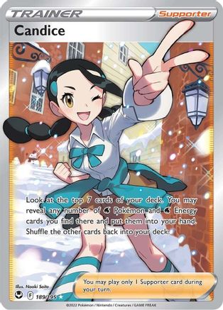 Candice (Full Art) 189 - Holofoil SWSH12 Silver Tempest - Ultra Rare