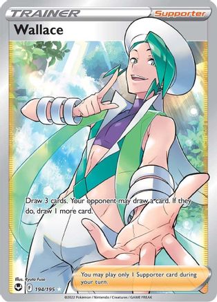 Wallace (Full Art) 194 - Holofoil SWSH12 Silver Tempest - Ultra Rare