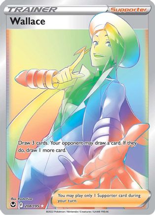 Wallace (Secret) 208 - Holofoil SWSH12 Silver Tempest - Secret Rare