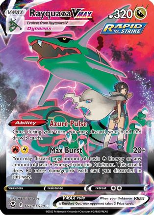 Rayquaza VMAX TG20 - Holofoil SWSH12 Silver Tempest Trainer Gallery - Ultra Rare
