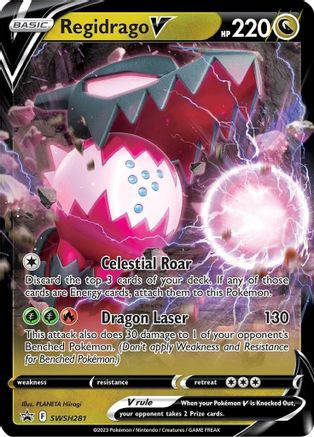Regidrago V SWSH281 - Holofoil SWSH Sword & Shield Promo Cards - Promo