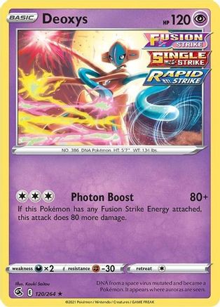 Deoxys 120/264 Deck Exclusives - Rare