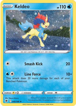 Keldeo (Cosmos Holo) 045/189 - Holofoil Miscellaneous Cards & Products - Holo Rare