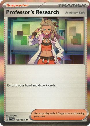 Professor's Research 189/198 - Reverse Holofoil SV01 Scarlet & Violet Base Set - Rare