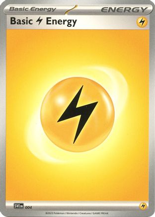 Basic Lightning Energy 004 SVE Scarlet & Violet Energies - Common