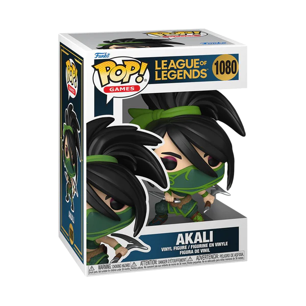 Funko Pop! Games: League Of Legends - Akali #1080 / Jhin #1081