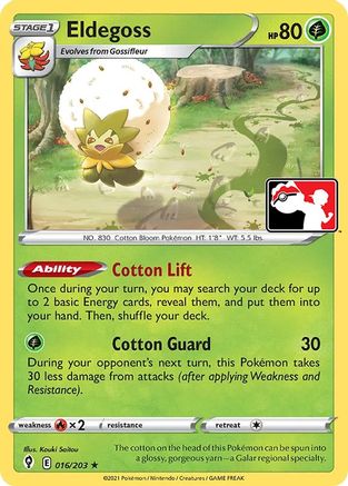 Eldegoss Prize Pack Series Cards - Rare