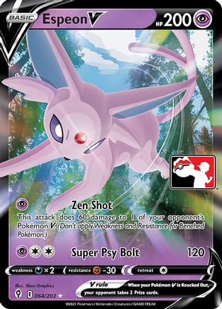 Espeon V - Holofoil Prize Pack Series Cards - Ultra Rare